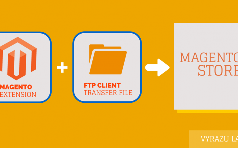 Install Magento extension using FTP